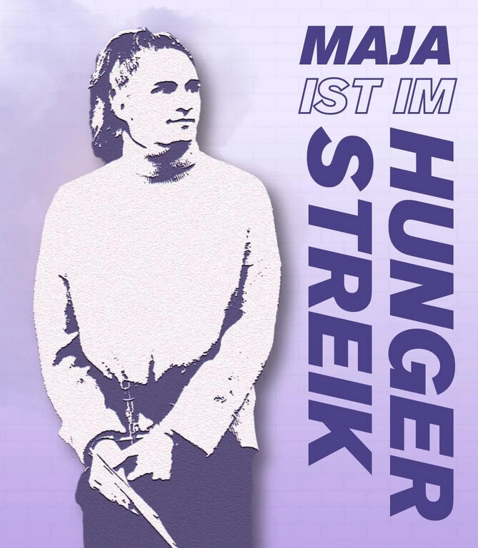 Maja ist im Hungerstreik! 05.06.2025